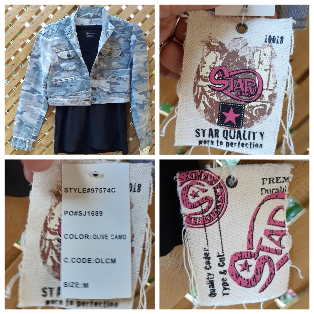 🖤 NWT camo jacket and black ribbed shirt - Picture 2 of 6